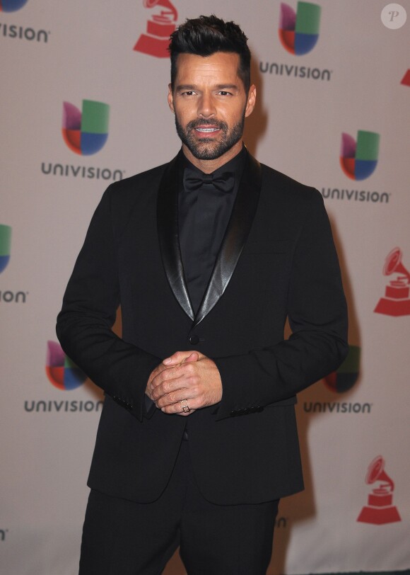 Ricky Martin sur le tapis rouge des Annual Latin Grammy Awards au MGM Grand Garden Arena à Las Vegas, le 20 novembre 2014.