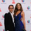 Marc Anthony et Shannon de Lima sur le tapis rouge des Annual Latin Grammy Awards au MGM Grand Garden Arena à Las Vegas, le 20 novembre 2014.