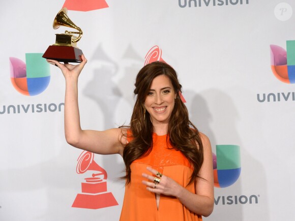 Mariana Vega sur le tapis rouge des Annual Latin Grammy Awards au MGM Grand Garden Arena à Las Vegas, le 20 novembre 2014.