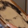 Johnny offre un tableau de Johnny Hallyday à Marie-Line - "L'amour est dans le pré 2014" - Emission du 25 août 2014.