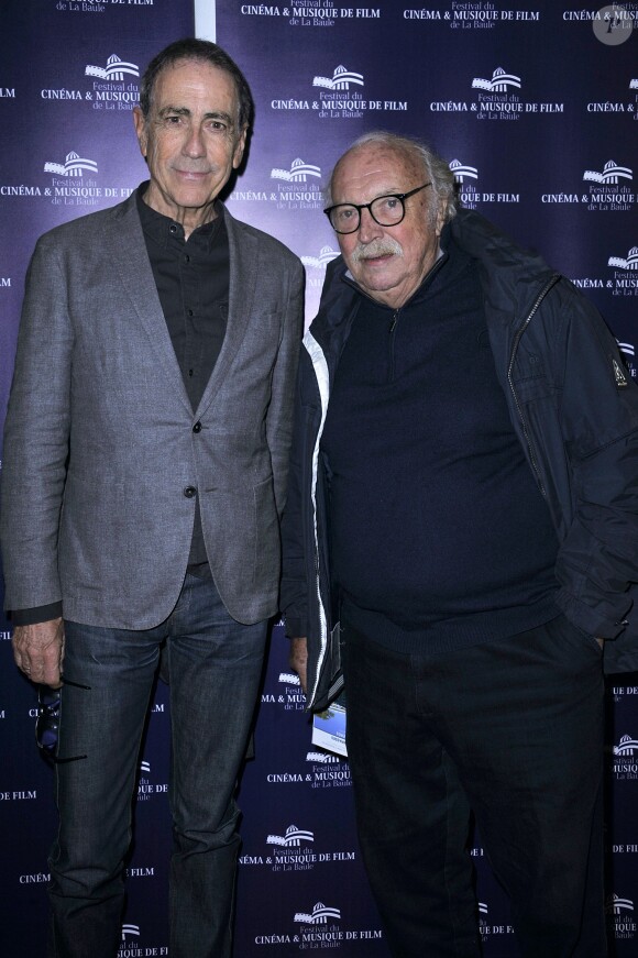 Alain Chamfort et Jean Becker lors de l'ouverture du Festival du Cinéma et Musique de Film de la Baule jeudi 20 novembre 2014 au cinéma le Gulf Stream