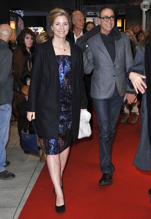 Natacha Régnier et Alain Chamfort lors de l'ouverture du Festival du Cinéma et Musique de Film de la Baule jeudi 20 novembre 2014 au cinéma le Gulf Stream