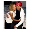 Gregory Van der Wiel et sa compagne Stéphanie Bertram Rose - photo issue du compte Instagram du joueur du PSG le 23 novembre 2014