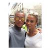 Gregory Van der Wiel et sa compagne Stéphanie Bertram Rose - photo issue du compte Instagram du joueur du PSG le 19 juillet 2014