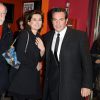 Nicolas Seydoux, Sidonie Dumas, Jean Dujardin - Avant-première du film "La French" au cinéma Gaumont Opéra à Paris, le 25 novembre 2014.