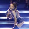 Ariana Grande participe à l'émission Swedish Idol sur la TV4 à Stockholm le 17 octobre 2014