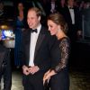 Le prince William et Kate Middleton au Palladium pour la Royal Variety Performance, le 13 novembre 2014