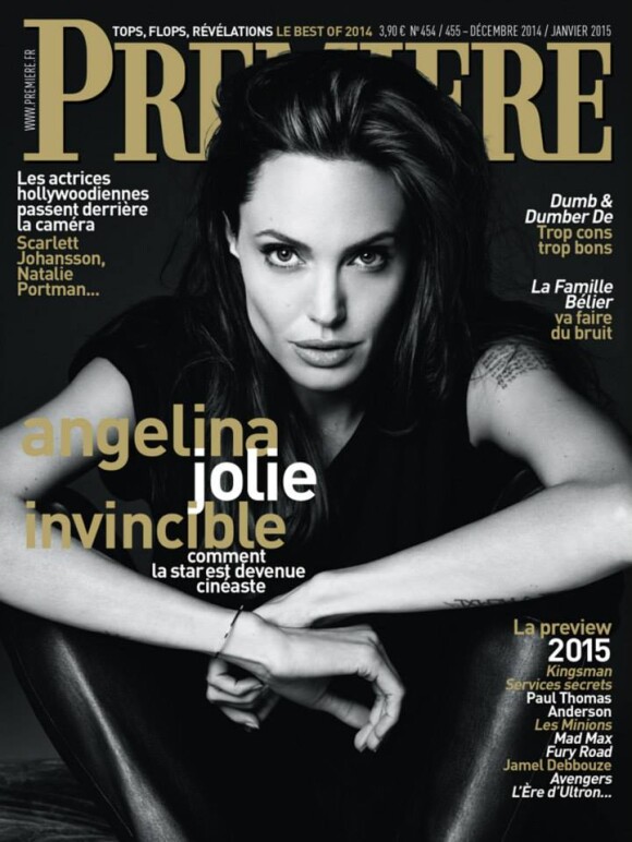 Le magazine Première du mois de décembre 2014 avec Angelina Jolie