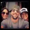 Michael Phelps, Nicole Johnson et une amie -photo publiée sur le compte Instagram de Nicole Johnson, le 21 août 2014