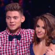 Rayane Bensetti et Denitsa Ikonomova  d  ans Danse avec les stars 5, sur TF1, le samedi 27 septembre 2014 