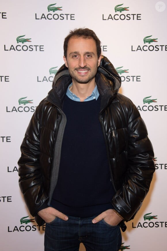 Exclusif - Arié Elmaleh assiste à la soirée d'inauguration du nouveau concept store Premium Lacoste, situé Rue de Sèvres, à Paris. Le 2 décembre 2014.