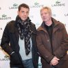 Exclusif - Thierry Neuvic et Régis Wargnier assistent à la soirée d'inauguration du nouveau concept store Premium Lacoste, situé Rue de Sèvres, à Paris. Le 2 décembre 2014.