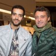  Exclusif - Tarek Boudali et Philippe Dajoux assistent à la soirée d'inauguration du nouveau concept store Premium Lacoste, situé Rue de Sèvres, à Paris. Le 2 décembre 2014. 