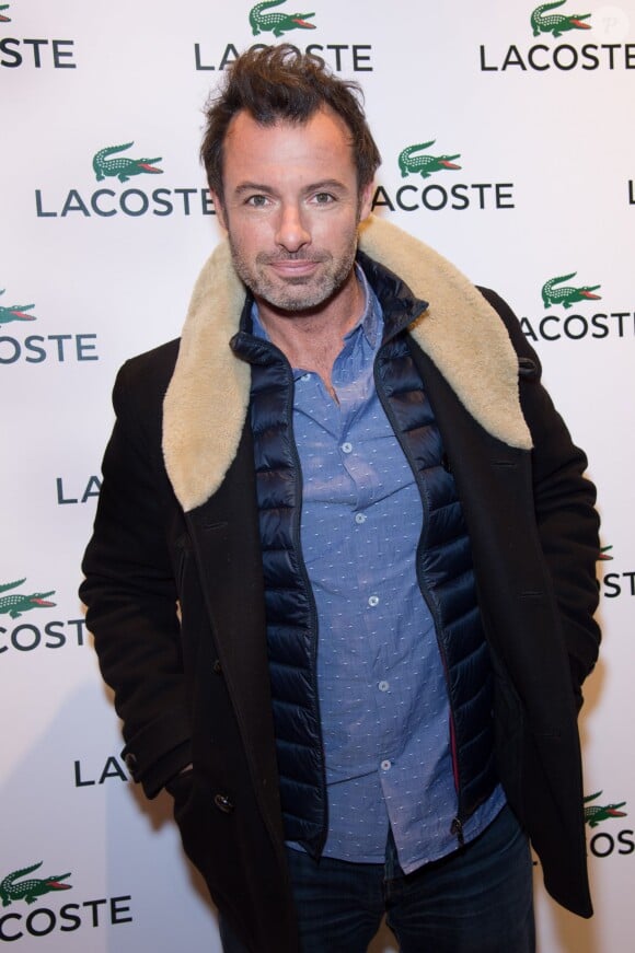 Exclusif - Nicolas Deuil assiste à la soirée d'inauguration du nouveau concept store Premium Lacoste, situé Rue de Sèvres, à Paris. Le 2 décembre 2014.