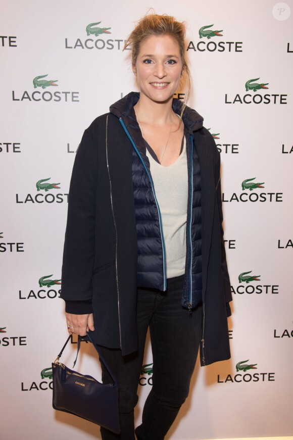 Exclusif - Natacha Régnier assiste à la soirée d'inauguration du nouveau concept store Premium Lacoste, situé Rue de Sèvres, à Paris. Le 2 décembre 2014.