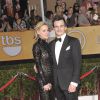 Rupert Friend et sa fiancée Aimee Mullins aux SAG Awards à Los Angeles, le 18 janiver 2014.