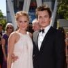 Rupert Friend et sa fiancée Aimee Mullins à Los Angeles, le 15 septembre 2013. 