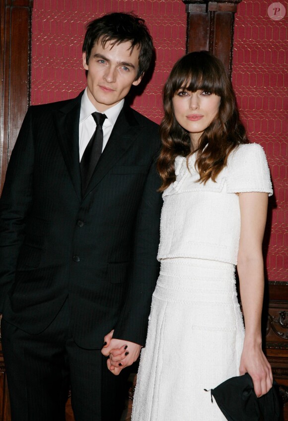 Rupert Friend et Keira Knightley à Londres, en mars 2009.