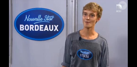 Mathieu, dans Nouvelle Star 2015 sur D8, le jeudi 4 décembre 2014.
