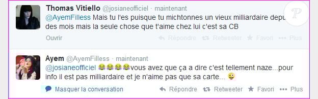 Thomas Vitiello clashe Ayem Nour sur Twitter en mai 2014.