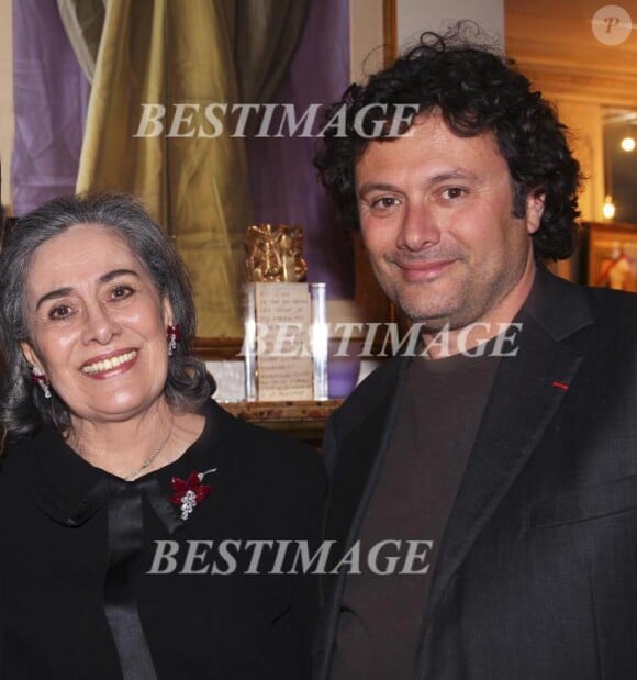 Exclusif : Hélène Pastor et son fils Gildo ( Hélène Pastor, la soeur de Michel Pastor, l'ancien magna de l'immobilier monégasque décédé il y a quelques mois, a été assassinée alors qu'elle sortait de l'hôpital de l'Archet à Nice le 6 mai 2014. Elle venait rendre visite à son fils Gildo hospitalisé.