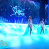 Les 5 Miss finalistes défilent dans l'univers de la Reine des Neiges, lors de la cérémonie de Miss France 2015 sur TF1, le samedi 6 décembre 2014.