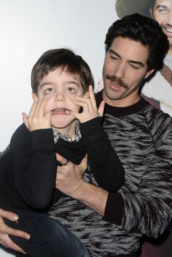 Victor Cabal et Tahar Rahim - Avant-première du film "Le Père Noël" à l'UGC Ciné Cité Bercy à Paris le 7 décembre 2014.