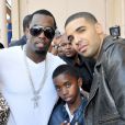 Free, Diddy, son fils Christian et Drake aux BET Awards 2010 à Los Angeles.