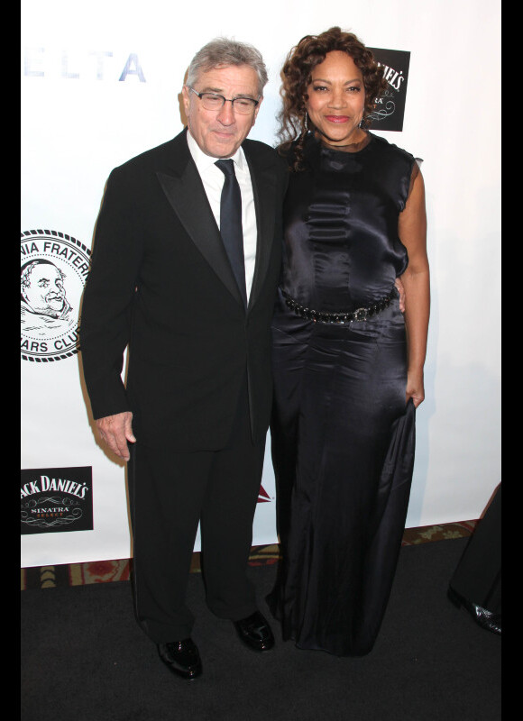 Robert de Niro et sa femme Grace Hightower à la soirée de gala de la fondation Friars le 7 octobre 2014 à New York. ©BESTIMAGE