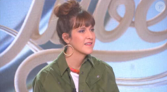 Daphné Bürki, invité du Tube sur Canal+, le samedi 13 décembre 2014.