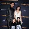 Miyavi en famille à la première du film "Unbroken" à Hollywood, le 15 décembre 2014.