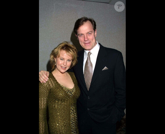 Stephen Collins et Faye Grant à Los Angeles en 2001.
