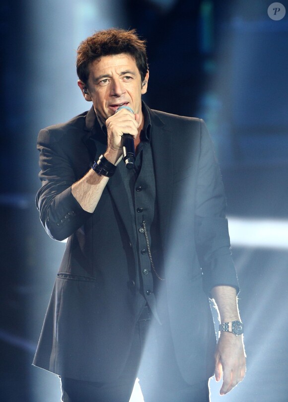 Exclusif - Patrick Bruel - Enregistrement de l'émission spéciale "Johnny, la soirée événement", qui sera diffusée sur TF1 en prime time le 20 décembre 2014.