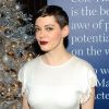 Rose McGowan vampirique lors de la FLATT Magazine's 'History Begins Here' Launch Party à New York le 19 décembre 2014.
