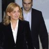 L'infante Cristina d'Espagne au tribunal dans le cadre du scandale Noos à Palma de Majorque en Espagne le 8 février 2014. 