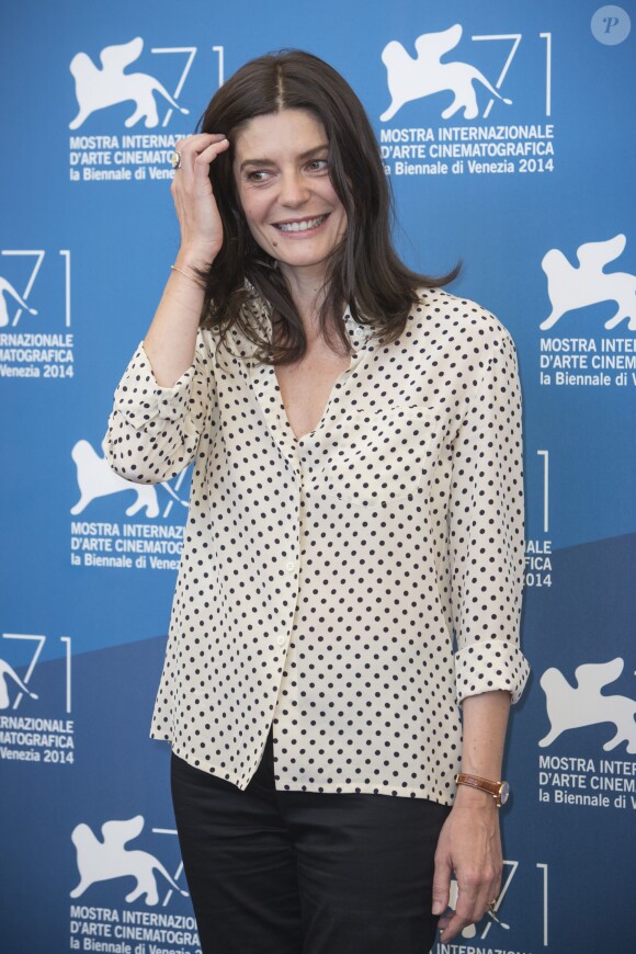 Chiara Mastroianni lors du photocall pour le du film "3 Coeurs" au 71e festival international du film de Venise, le 30 août 2014.