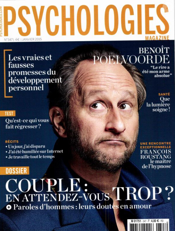 Le magazine Psychologies du mois de janvier 2015