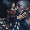 Kim Kardashian et son mari Kanye West apparaîssent sur une nouvelle campagne publicitaire de Balmain. Décembre 2014.