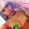 Miley Cyrus, photo issue d'une vidéo sur son compte Instagram, décembre 2014