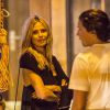 Exclusif - Heidi Klum et son compagnon Vito Schnabel se rendent à une soirée sur un yacht à Saint-Barthélemy, le 29 décembre 2014.