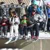 Gwen Stefani, son mari Gavin Rossdale et leurs enfants font du ski en famille au Mammoth Mountain Resort à Mammoth, le 29 décembre dernier