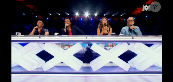 Le jury d'Incroyable Talent sur M6, le mardi 30 décembre 2014.