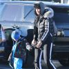 Exclusif - Paula Patton et son fils Julian passent quelques jours de vacances dans la station de ski de Mammoth. Le 31 décembre 2014
