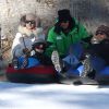 Exclusif - Paula Patton et son fils Julian passent quelques jours de vacances dans la station de ski de Mammoth. Le 31 décembre 2014