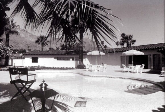 La piscine - Photos de la garçonnière secrète d'Elvis Presley à Palm Springs. Elles ont été prises par le journaliste Roger Asquith il y a 50 ans.