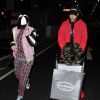 Rita Ora et son compagnon Ricky Hilfiger de retour à l'aéroport de Londres après avoir passé des vacances dans les Caraïbes. Le 3 janvier 2015 