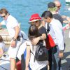 Exclusif - Rita Ora et son compagnon Ricky Hilfiger quittent l'île de Saint-Barthélémy, où ils ont passé leurs vacances de Noël. Le 29 décembre 2014  
