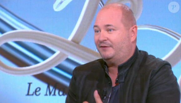 Sébastien Cauet sur le plateau du Tube, sur Canal+, le samedi 8 novembre 2014.