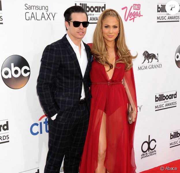 Jennifer Lopez et Casper Smart aux Billboard Music Awards 2014 à Las Vegas. Le 18 mai 2014.