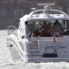 Ellie Goulding en vacances à Miami avec des amis à bord d'un yacht le 4 janvier 2015 